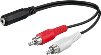 GOOBAY Cable; Jack 3.5mm 3pin