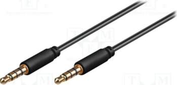 GOOBAY Cable; Jack 3,5mm 4pin