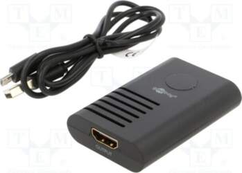 GOOBAY Repeater; HDMI socket,both sides