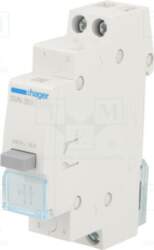 HAGER Pushbutton switch; 230VAC; 16A; for