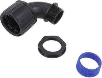 HELLERMANNTYTON 90° angled connector; polyamide; HelaGuard