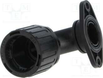 HELLERMANNTYTON 90° angled connector; polyamide; HelaGuard