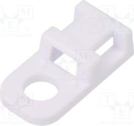 HELLERMANNTYTON Holder; screw; polyamide; UL94V-2; natural