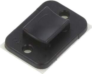 HELLERMANNTYTON Holder; self-adhesive; polyamide; UL94V-2; black
