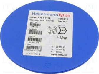 HELLERMANNTYTON Markers; Marking: K; 1÷3mm; PVC