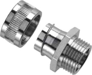 HELLERMANNTYTON Straight terminal connector; Thread: non-swivel