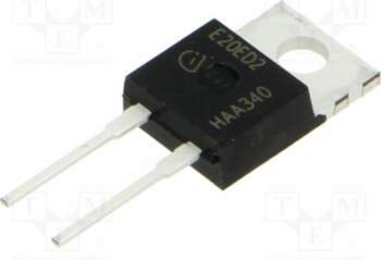 INFINEON TECHNOLOGIES Diode: rectifying; THT; 650V