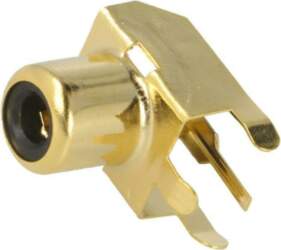 KEYSTONE Connector: RCA; socket; female; angled