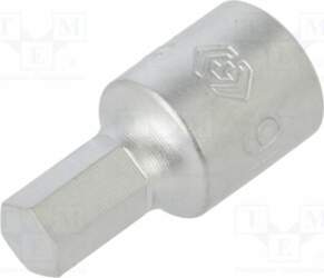 KING TONY Socket: hex key-bit; HEX