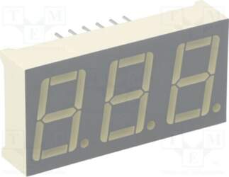 KINGBRIGHT ELECTRONIC Display: LED; 7-segment; 14