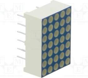 KINGBRIGHT ELECTRONIC Display: LED; matrix; 5x7