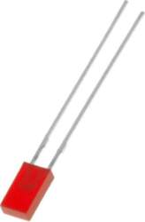 KINGBRIGHT ELECTRONIC LED; red; rectangular; 3