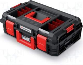 KISTENBERG Chest; tool case; black; polymer
