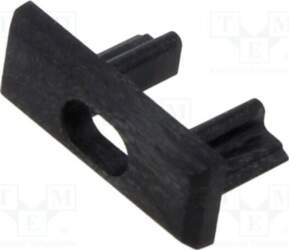 KLUŚ Cap for LED profiles; black