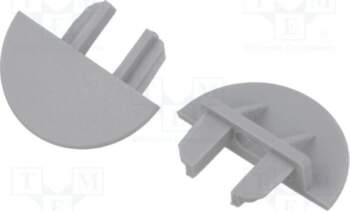 KLUŚ Cap for LED profiles; grey