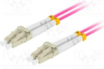 LANBERG Fiber patch cord; OM4; LC/UPC