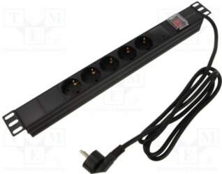 LANBERG Plug socket strip: protective; Sockets: