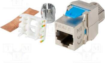 LANBERG RJ45 module; Keystone; RJ45 socket