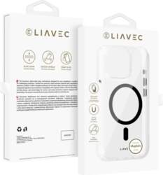 Liavec Glossy Magsafe Clear Case do
