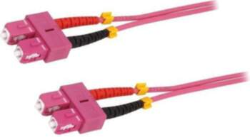 LOGILINK Fiber patch cord; OM4; SC/UPC
