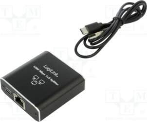 LOGILINK Switch Ethernet; RJ45 socket x3