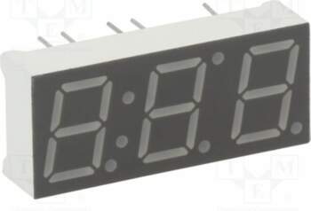 LUCKY LIGHT Display: LED; 7-segment; 10mm
