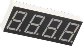 LUCKY LIGHT Display: LED; 7-segment; 14