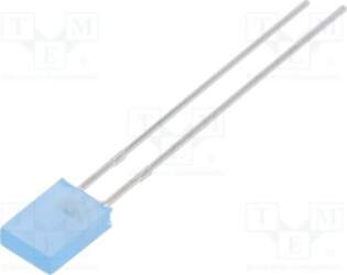 LUCKY LIGHT LED; blue; rectangular; 5x2x7