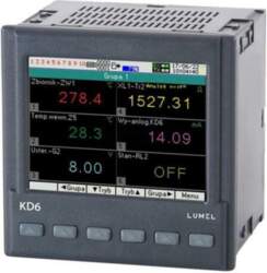LUMEL Data logger; Display: LCD TFT