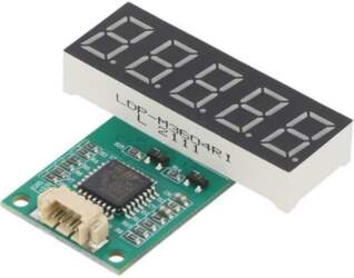 LUMEX Display: LED; 7-segment; 8mm; 0
