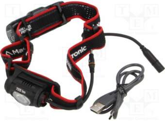 MACTRONIC Torch: LED headtorch; IP64; 6