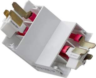 MAINLINE POWER Angle external connector; white