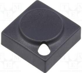 MARQUARDT Button; rectangular; black; polyamide; 15