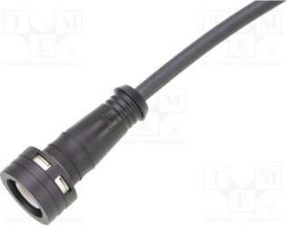 MOLEX Connector: M12; socket; PIN: 4