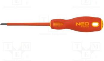 NEO TOOLS Screwdriver: insulated; Phillips; PH1