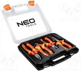 NEO TOOLS Tools set: pliers; plastic