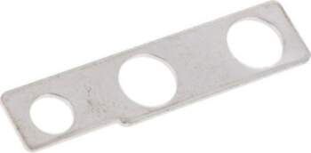 Neutral link; screw; copper; ways: 3