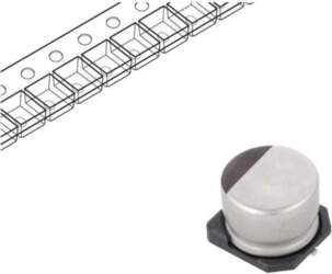 NICHICON Capacitor: electrolytic; low ESR; SMD