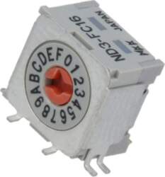 NKK SWITCHES Encoding switch; HEX/BCD; Pos: