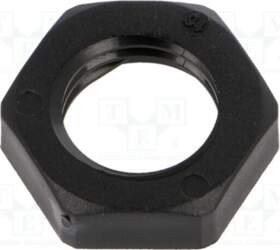 Nut; M12; polyamide; Thk: 5mm; Spanner:
