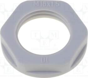 Nut; M20; polyamide; 26mm; grey; Thread: