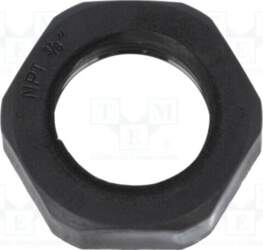Nut; NPT3/8"; polyamide; UL94V-0; Thk: 7mm