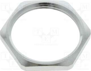 Nut; PG7; stainless steel; 17mm; Thread: