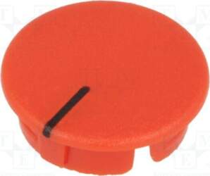 OKW Cap; ABS; red; push-in; Pointer: