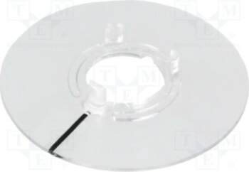 OKW Collar with pointer; polycarbonate; transparent