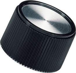 OKW Knob; without pointer; thermoplastic; Øshaft: