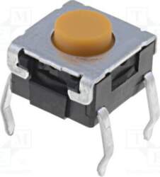 OMRON Electronic Components Microswitch TACT; SPST-NO