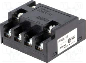 OMRON Socket; PIN: 11; on panel