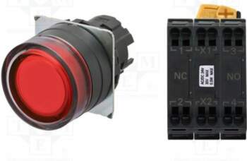 OMRON Switch: push-button; 22mm; Stabl.pos: