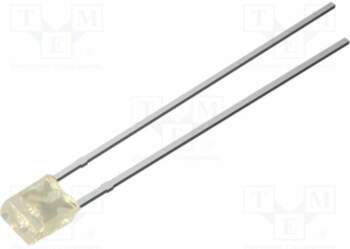 OPTOSUPPLY LED; green; rectangular; 2x3x4mm; 330mcd
